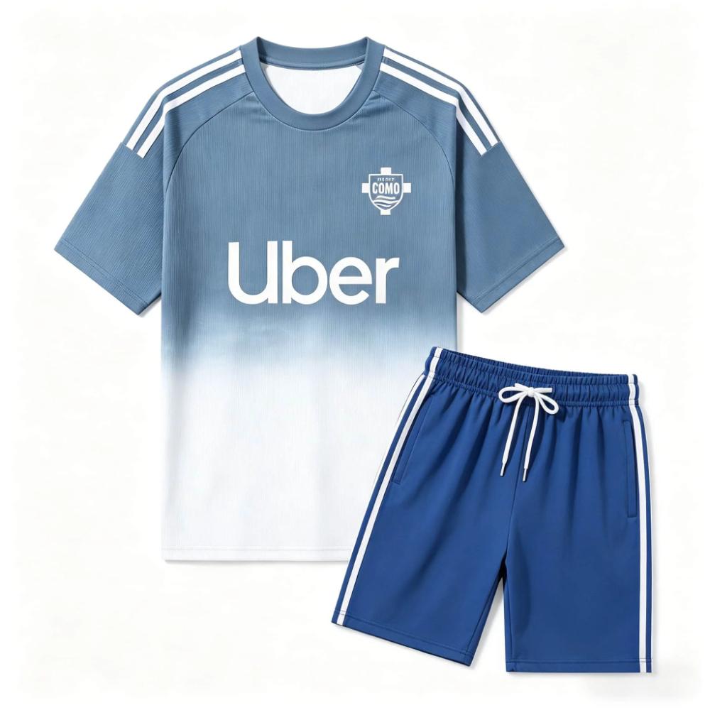 Men s Summer Football Jersey Set Training Game Fashion Versatile Breathable Trend Football Lovers S