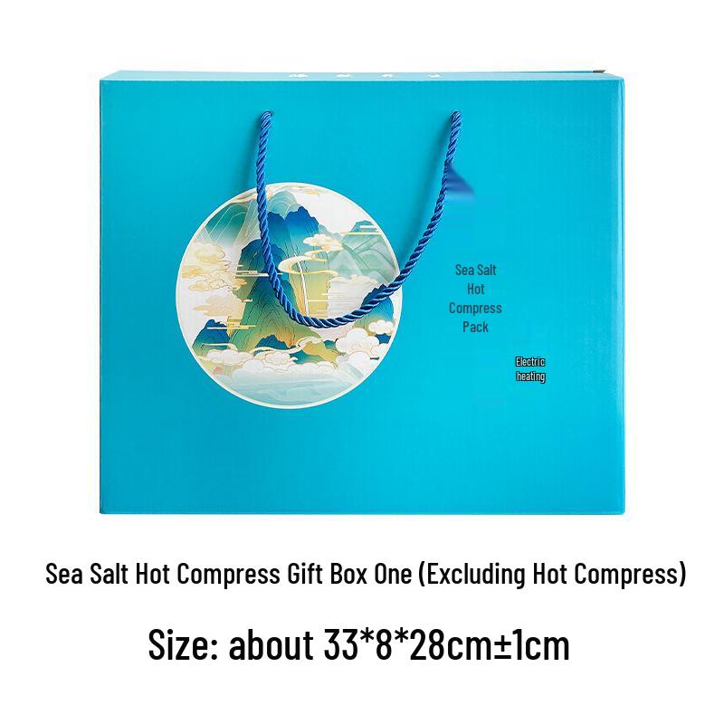 Universal Electric Heat Therapy Sea Salt Compress Bag for Abdomen and Waist