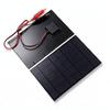 Mini Solar Panel 5V 2_5W Power Charger With Crocodile Clips For DIY Projects Portable Energy Source For Small Electronics