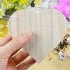 Jewelry Box Portable Heart Shape Wood Large Capacity Ring Case for Table