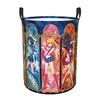 Sailor Moon Mars Mercury Laundry Hamper Large Clothes Storage Basket Jupiter Venus Book Socks Bin Organizer for Family