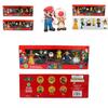 Sechsteiliges Super Mario Bros Actionfiguren-Spielzeugset mit Luigi, Yoshi und Pilz-Sammelfiguren für Kinder