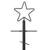 Metal Christmas Tree Black 89 cm Powder Coated Steel