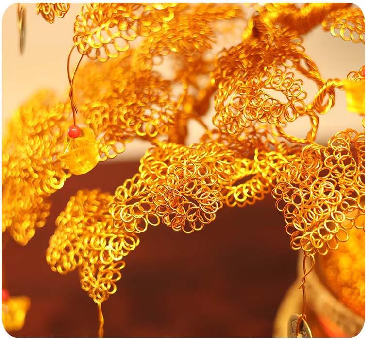 Handcrafted Woven Money Tree Home Décor - Wealth-Attracting Gift for Housewarming or New Beginnings