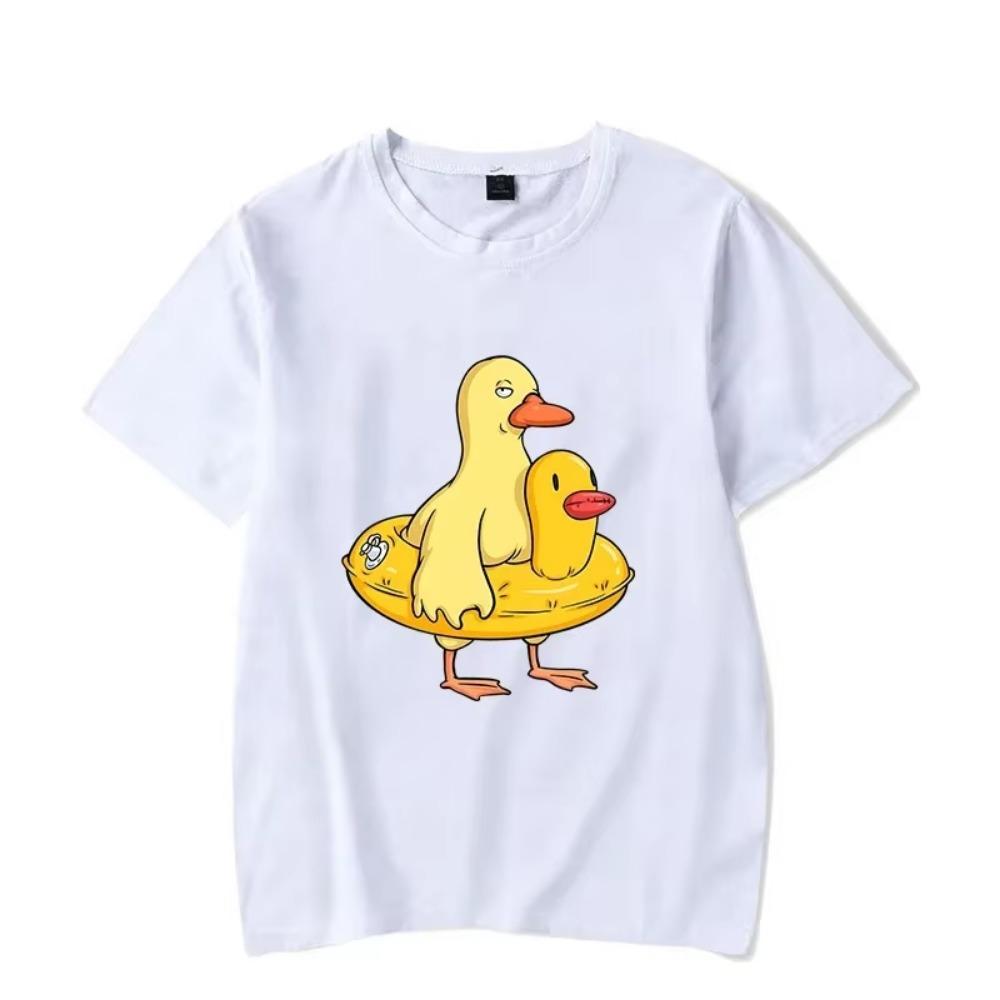 Short Sleeve Men's T-shirt Double Duck Classic T Shirt Tops Graphic Tshirt Harajuku Streetwear Fashion Trend Men's Brand Shirts