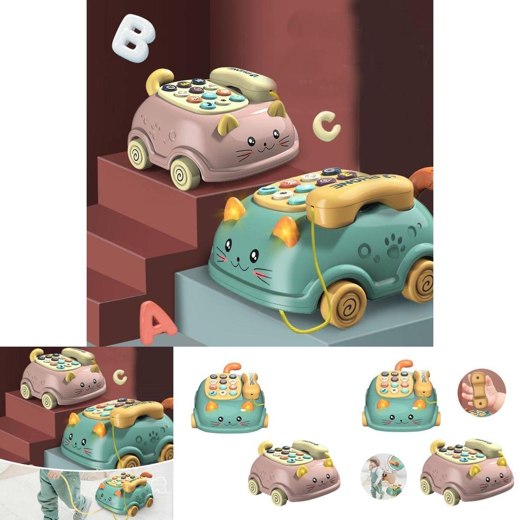 Cat-themed Bilingual Phone Toy For Kids
