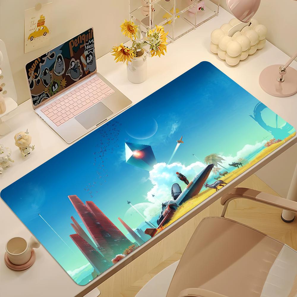Nno Man S Sky Game Cool Mouse Pad Large Nonslip Lockedge Desktop Computer Desk Mat Keyboard Mousepad Office Gamer Student Gift