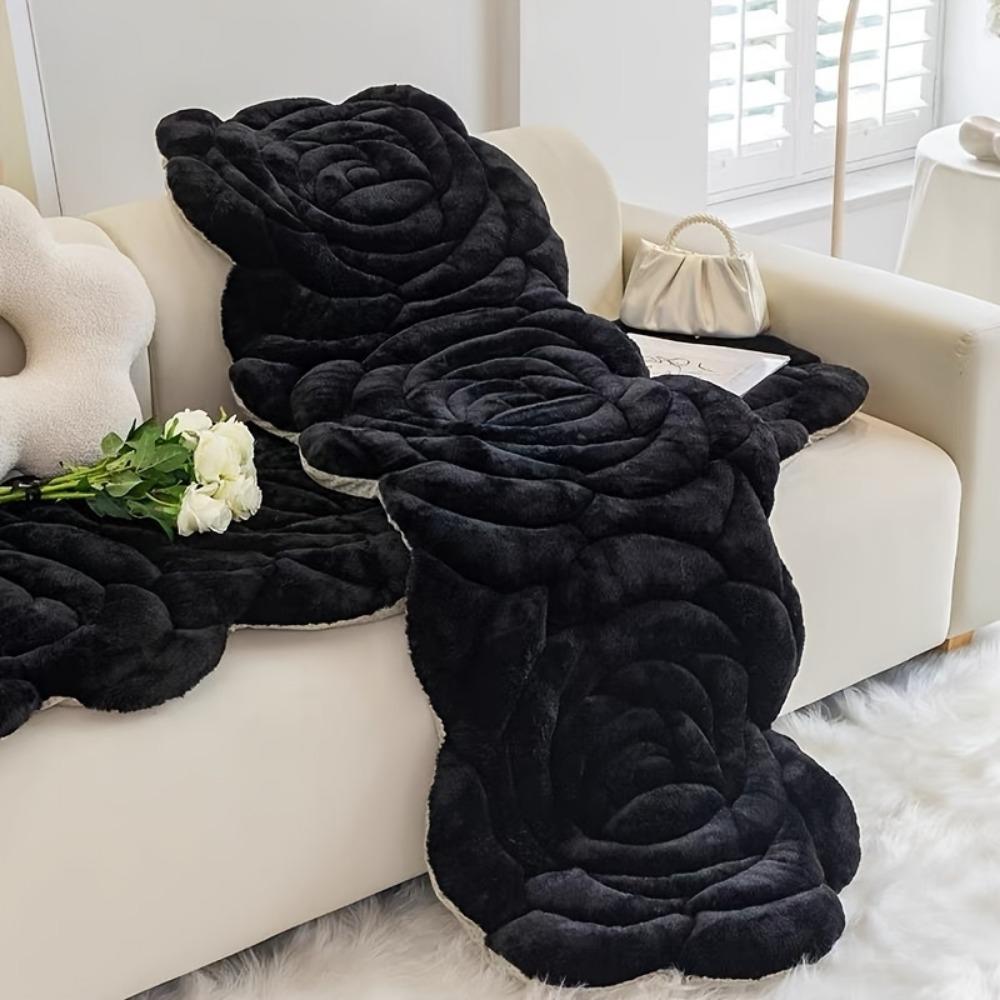 Boho Style Quilted Throw Sofa Cover Thick Short Plush Slip-Resistant Couch Protector Pad  Pet-Friendly Furniture Slipcover for Armchair To 4-Seater