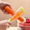 1pc Stainless Steel Multifunctional Storage Type Peeler for Vegetables and Fruits - Ideal for Outdoor Kitchen Use and Camping Essentials