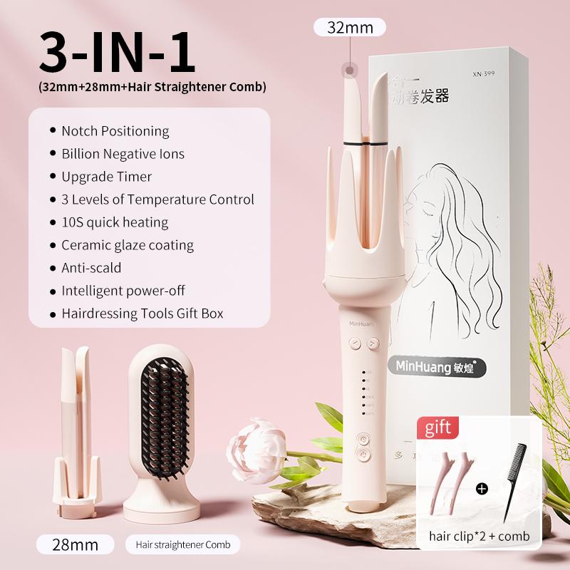 Automatic Hair Curler Auto Hair Curling Iron Ceramic Rotating Air Curler Air Spin Wand Styler Curl Machine Magic Hair Curler