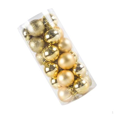 24 Pcs Christmas Balls Ornaments Decorations Decorative Lightweight Pendant Drop for Party