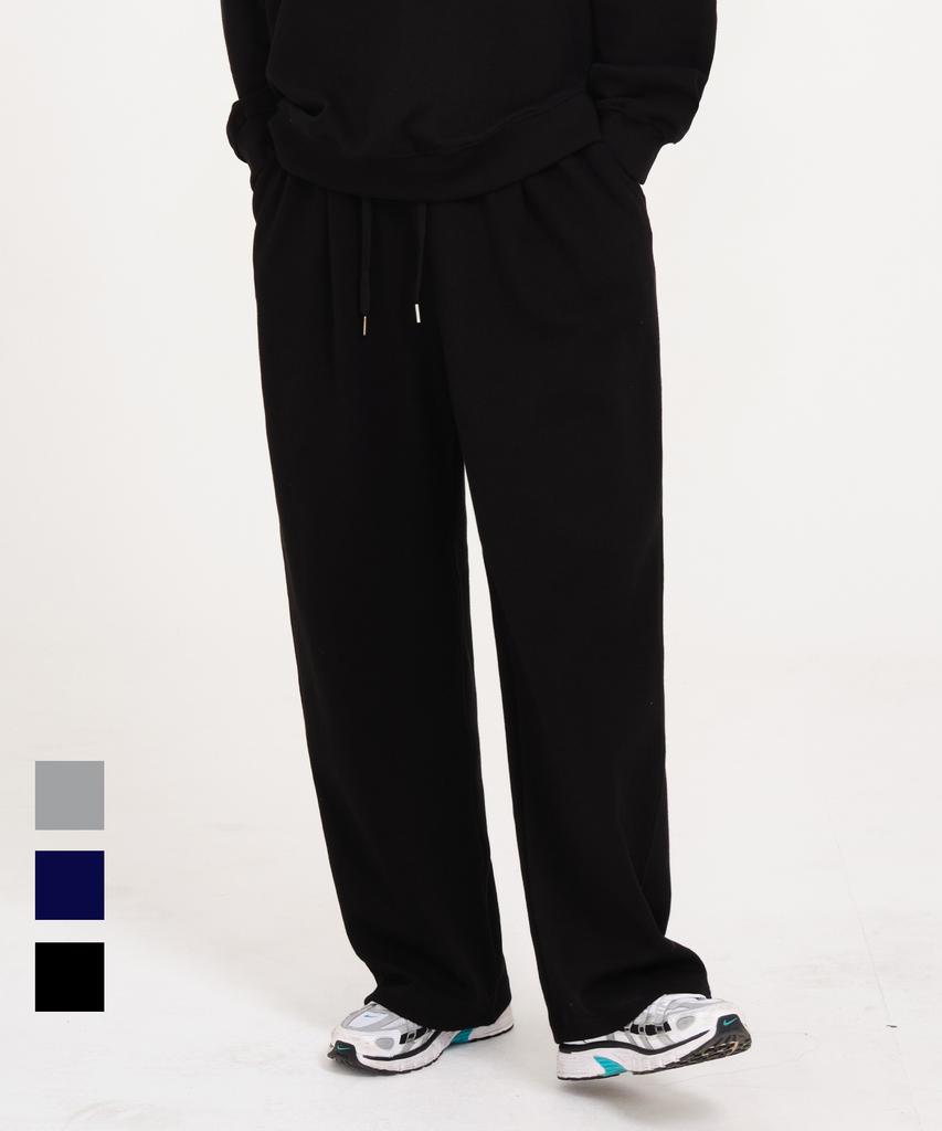 Akeusi Wide One-Pleat Training Elastic Pants (3 Colors)