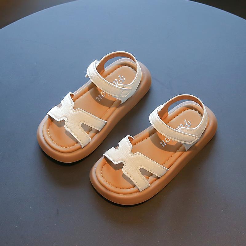 2024 Children's Summer Sandals Open-toe Boys Soft Bottom Beach Sandals Fashion Causal Kids Girls Flat Sandals Non-slip Versatile