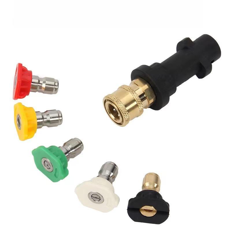 Karcher K2-K7 High-Pressure Washer Quick Connect Nozzle & 5-Color Foam Cannon Accessories