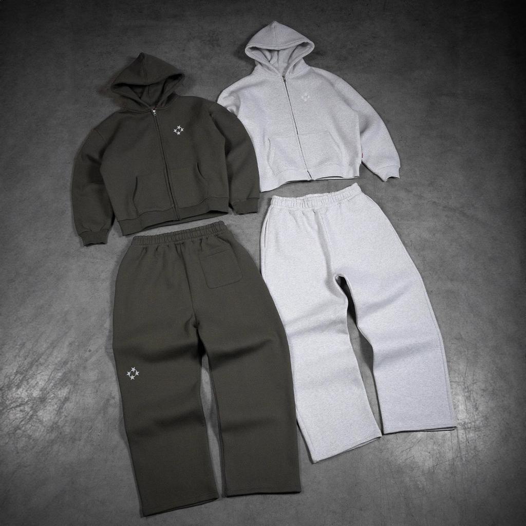 Independent Station Retro Personality Street Trend Brand New Sweatshirt Autumn Men's and Women's Same Cardigan Casual Sweater Sweatpants