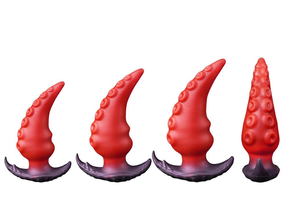 Alien Octopus Tentacle Anal Plug for Women - Outdoor Wearable Dildo Toy