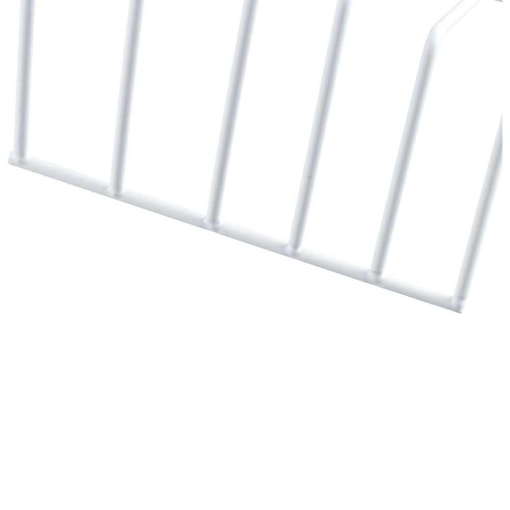 Desktop Organizer School Office Supplies Record Rack Book Holder Iron Book Stand Triangle Bookend