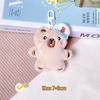 Capybara Plush Keychain with Baseball Cap - Cute Bag Decoration Doll Accessory