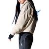 Adidas Fustl W P Djk C Solid Color Warm Sports Casual Long Sleeve Cotton Jacket Women Jackets Brown JW8912