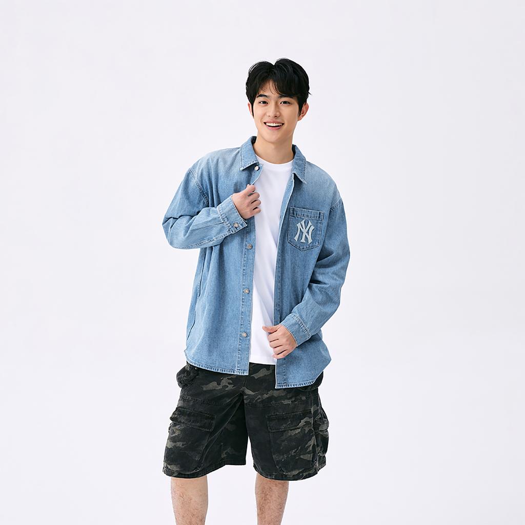 New MLB New York Yankees Shirt Unisex New York Yankees/Indigo 3ADRM0451-50INS