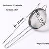 ZISIZ Stainless Steel Flour Sieve & Kitchen Filter Spoon