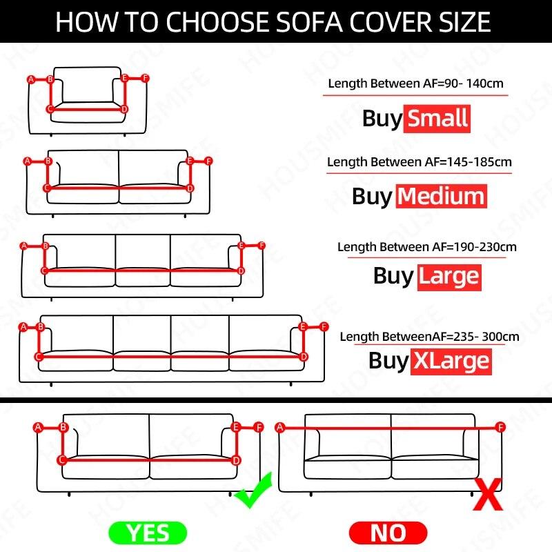 Thickened Plush Sofa Cover For Living Room Solid Color Elastic Sofa Slipcovers Tight Wrap All Inclusive Non Slip Sofa Towel
