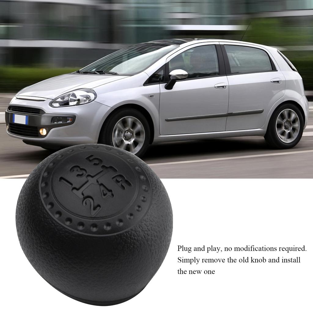 High Quality 5 Speed Car Manual Gear Shift Knob Black Fit For FIAT PUNTO 188 04 09 06 08 10 11 NEW Car Accessroies NEW