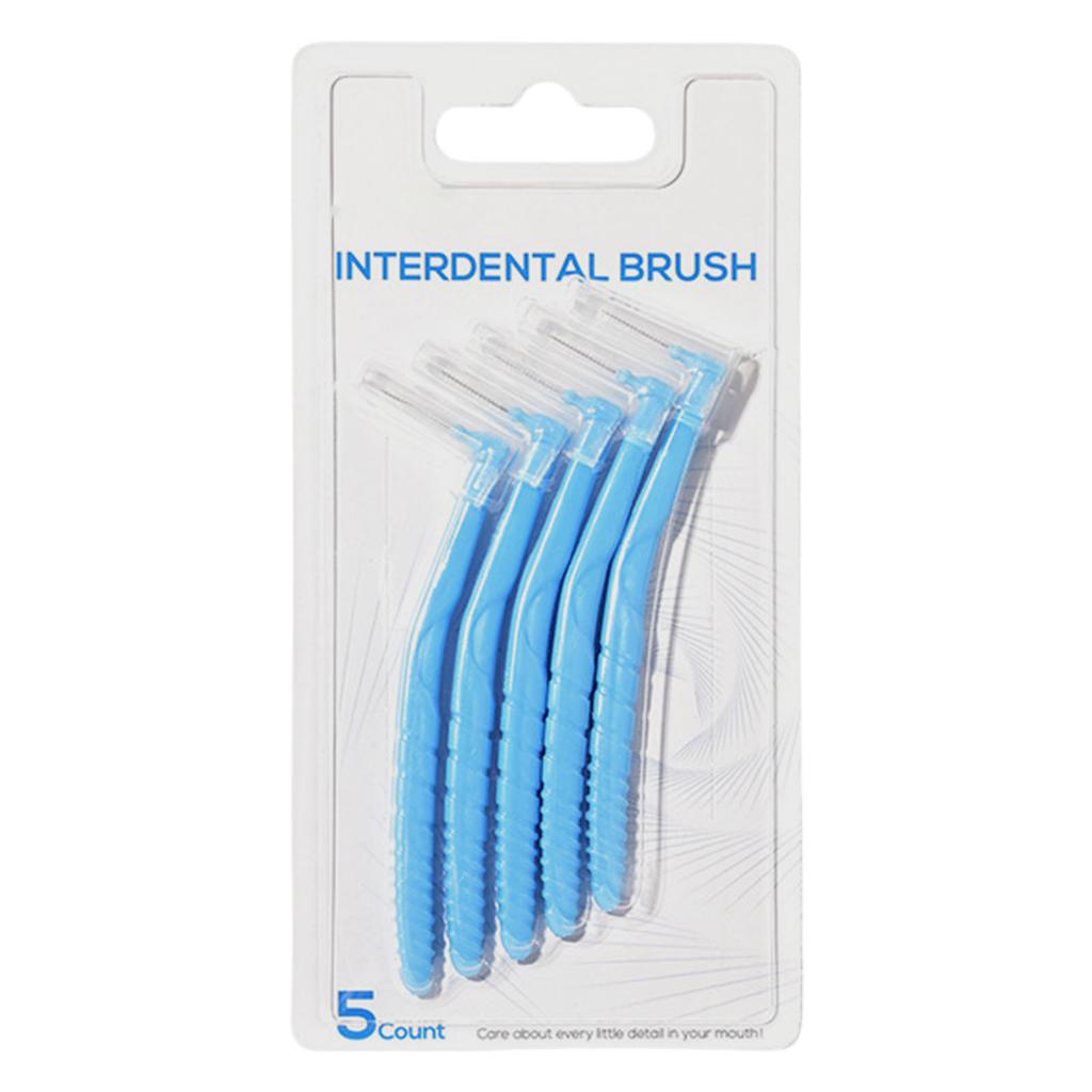 Angle Interdental Brushes for Braces L- Shaped Interproximal Floss for Dental Plaque Removal Health Angled Dental Brush