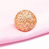 Color Gold Car Flower Coin Ring, Purple Gold Personalized Fashion Rose Gold Plated Live Ring