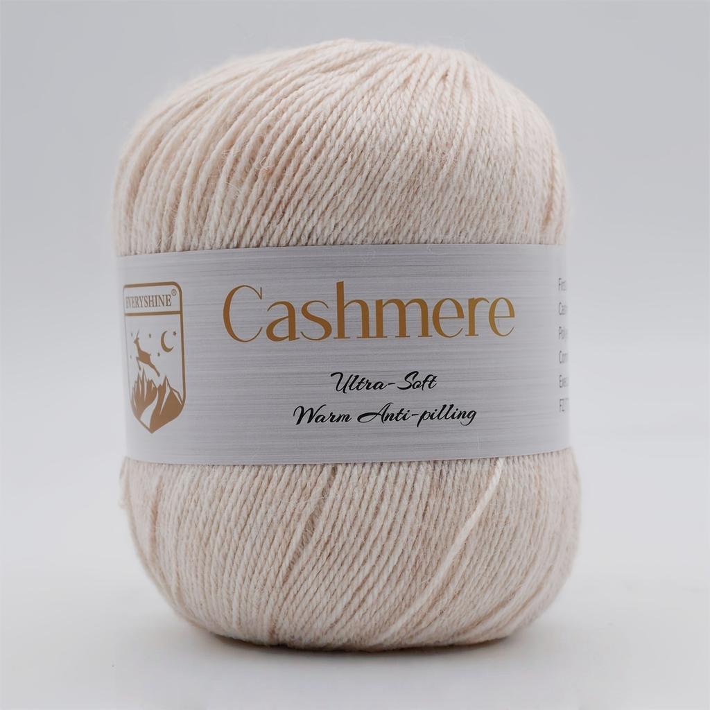 6pcs Premium Cashmere Yarn – 50g/Pc 320m Soft Knitting & Crochet Yarn for DIY Hand-Woven Crafts – Luxurious Warm Fiber for Scarves, Hats, Sweaters