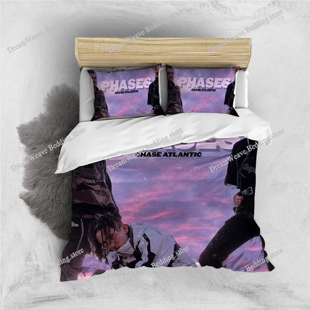 C-Chase A-Atlantic Band Duvet Cover Set Home Style Bedding Soft Laundry Cotton Bed Student Dormitory Gift