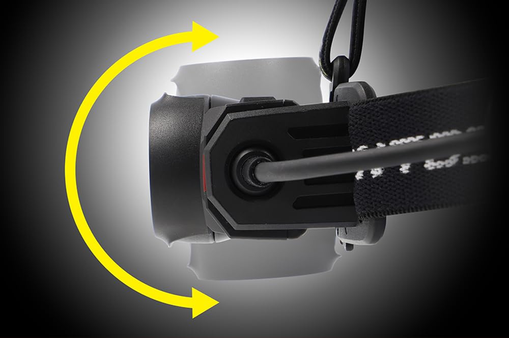 GENTOS LED USB 780 Run Rear Warning Requires Rechargeable Battery or 3 AA Batteries Astram Headlamp, Rechargeable, Lumens, 2-Hour Time, Light, (Sold