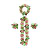 Hawaiian Leis Party Decorations, Hawaiian Flower Necklace Flowers Bracelets Headband, for Tropical Hawaiian Party Theme Beach Party