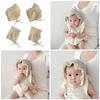 Bequeme Babymütze Sommerhaube Stickerei-Design Fötale Mützen mit Kinnband für Säuglingsmädchen 2-18 Monate