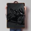 Black Motorcycle Panigale Metal Poster Customized Wall Art Retro Vintage Tinplate Signs for Man Cave Decoration Aesthetic House