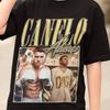 Saul el Canelo Alvarez Unisex Tričko | Dárek pro fanouška Canela Alvareze | Tričko pro fanouška mexického boxera | Mexický boxerský šampion | Saul el Canelo Alvarez