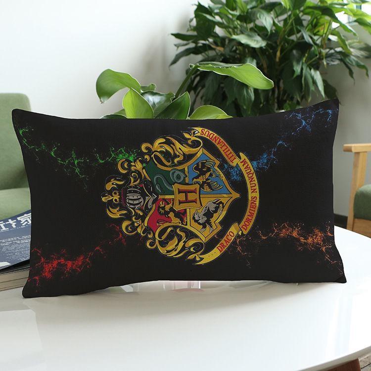 Badge Hogwarts Potter Pillowcase Cushion Cover Home Decor New