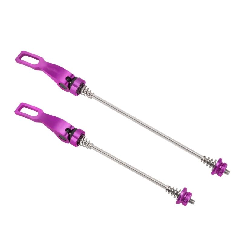 Bicycles Wheel Hub Quick Release Skewers Bike Front Rear Bicycles Wheel Hub Clip Bolt Levers for Bike Wheel Hub