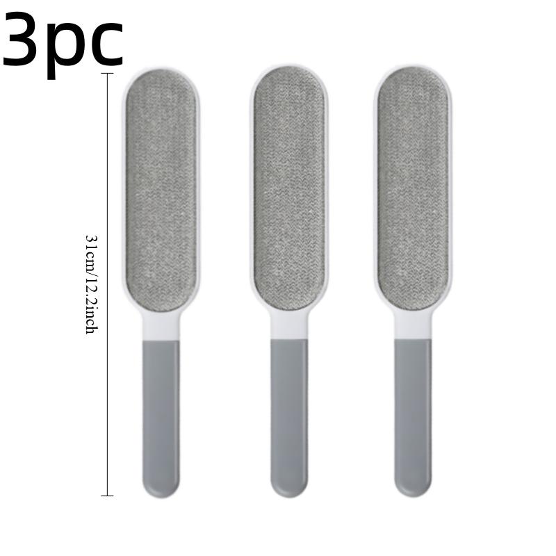Double-Sided Pet Hair Remover, Pet Hair Tools Manual Electrostatic Sticky Lint Brush, for Cat, Clothing, Sofa, Furniture Clean