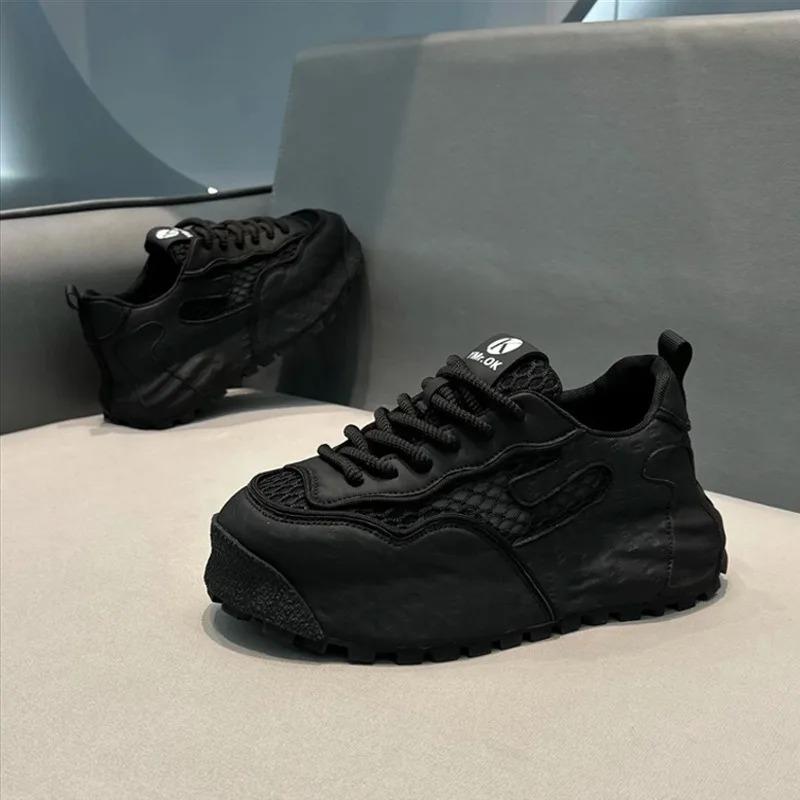 Marken Herrenschuhe Mode Klobige Sneaker Mesh Atmungsaktiv Freizeitschuhe Designer Plateau-Schuh Sport Laufschuhe Herren