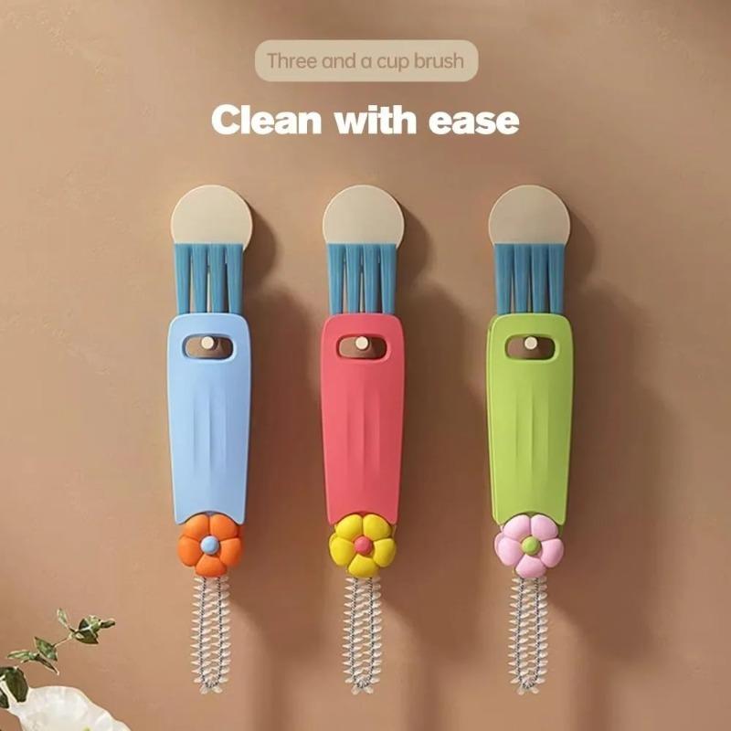 Reliable Cup Lid Cleaning Brush, Cup Lid Cleaning Brush Set, Cleaning Brush Portable Cup Lid Cleaner With Brus Durable