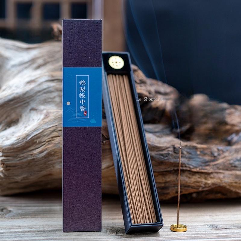 21cm Natural Stick Incense Ambergris Goose Pear Tent Fragrance Tea Room Bedroom To Purify The Air and Remove Odors Joss Stick