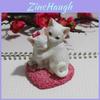 Romantic Cat Statue Resin Home Decor For Festivals And Special Occasions