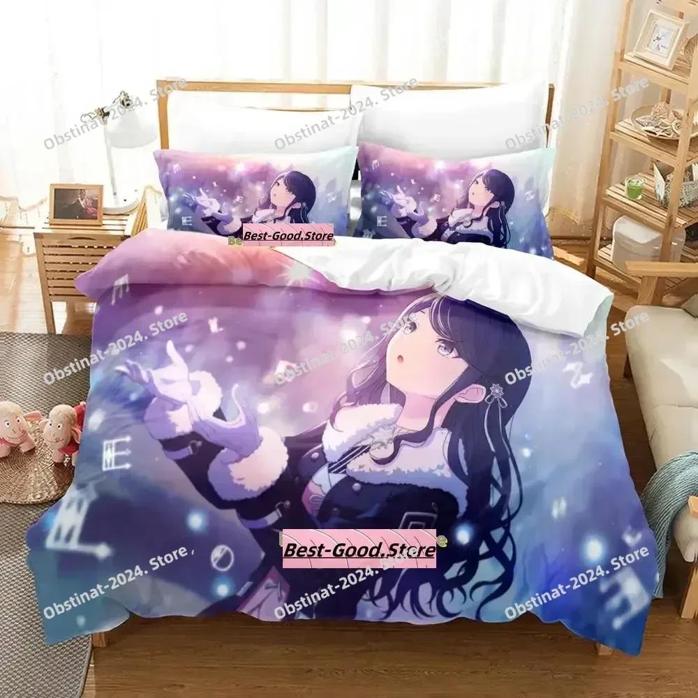 Kawaii Ichika Hoshino Sängkläder Set Enkelt Twin Full Queen King Size Sängset Vuxen Barn Sovrum Påslakan Set Tryck Anime Tjejer
