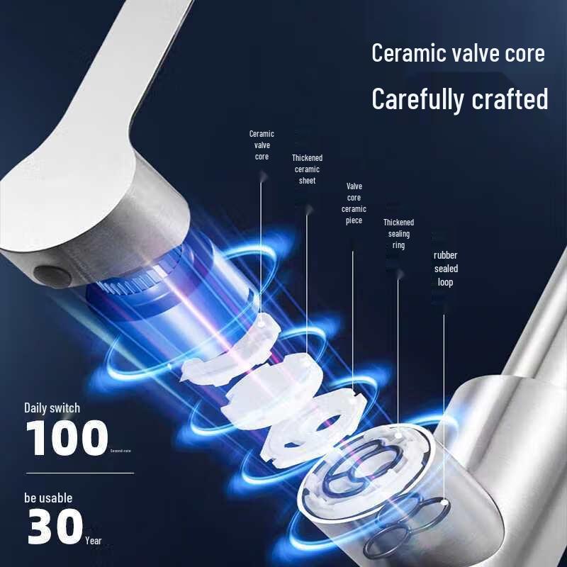 Stainless Steel Pull-Out Kitchen Faucet