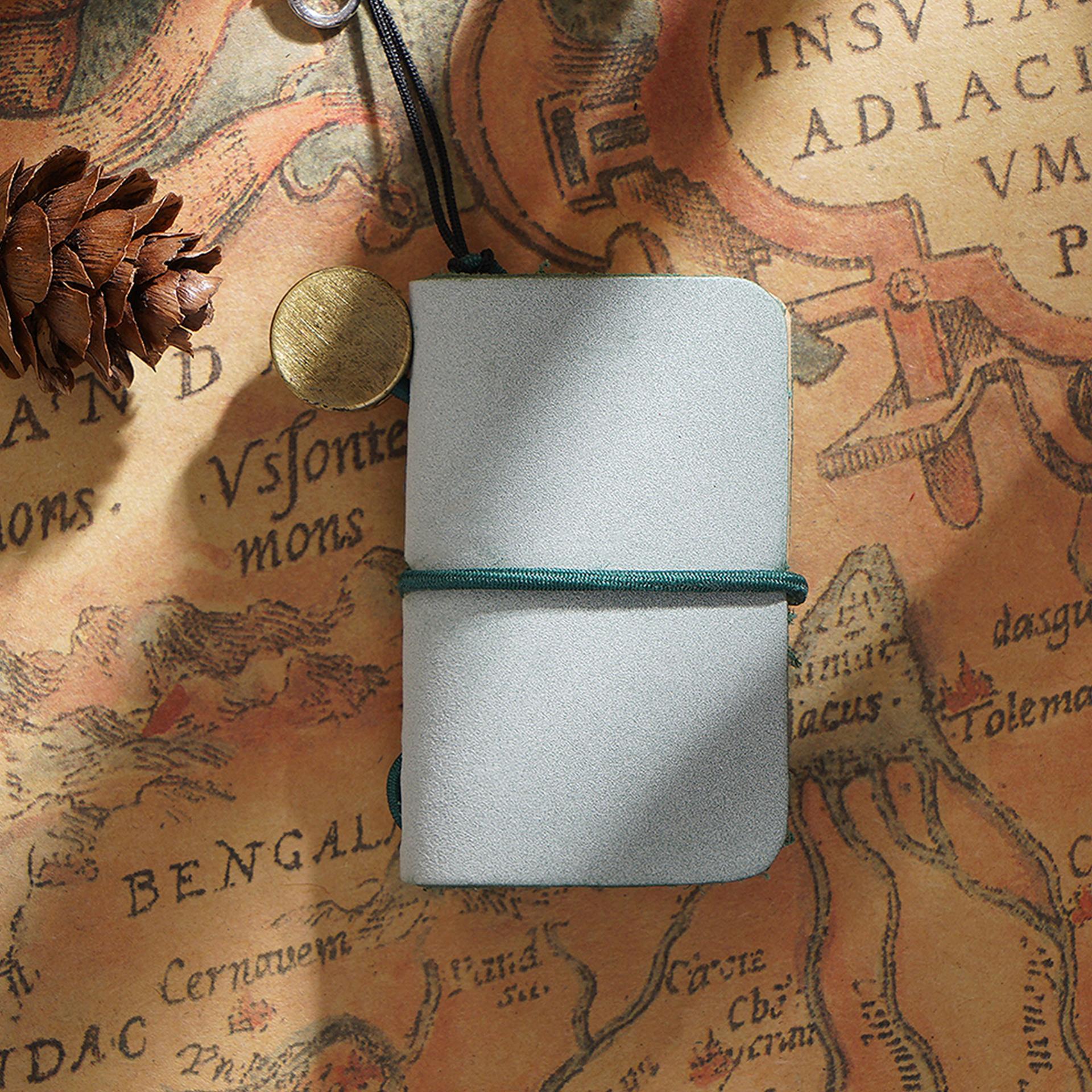 

1 шт., мини-портативный блокнот, туристический журнал, буклет, дневник, ежедневник, органайзер, карманный блокнот, брелок для рисования, подарок зелёный