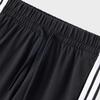 Adidas Lace-Up High-Waisted Sports Casual Shorts Women Shorts Black White JY8574