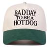 Bad Day To Be A Hotdog Embroidered Baseball Cap Unisex Casual Trucker Hat