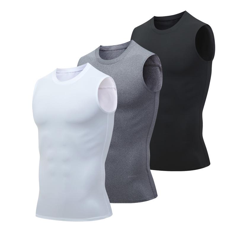 Summer Basketball Fitness Tank Top - Breathable, Quick-Dry, Sweat-Wicking, High-Elastic Sleeveless Tee