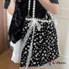 Ribbon Lace Eco Bag/Flower Pattern Bag/Tote Bag